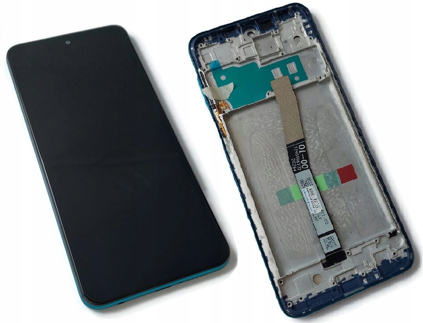 Hq LCD displej rámeček pro Xiaomi Redmi Note 9 Pro| 9S| Poco M2 Pro modrý