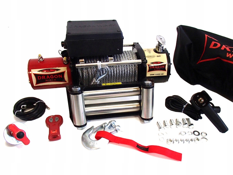 WYCIĄGARKA DRAGON WINCH 5.5 T 12V POMOC DROGOWA