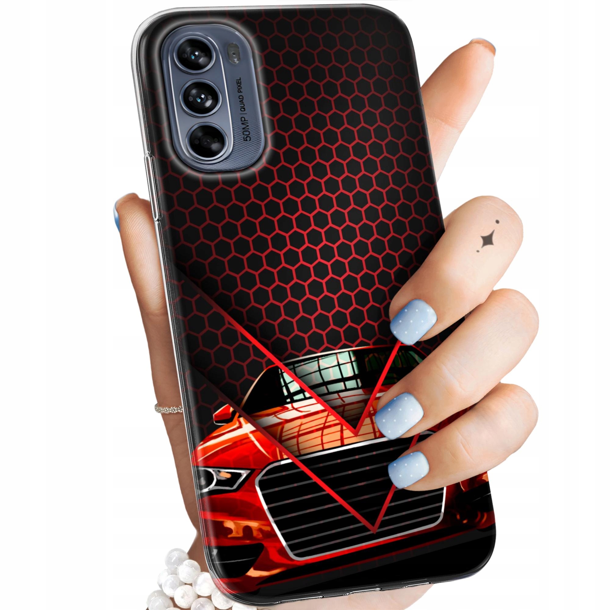 Etui Do Motorola Moto G62 5G Auto Motor Pojazdy Samochody Obudowa