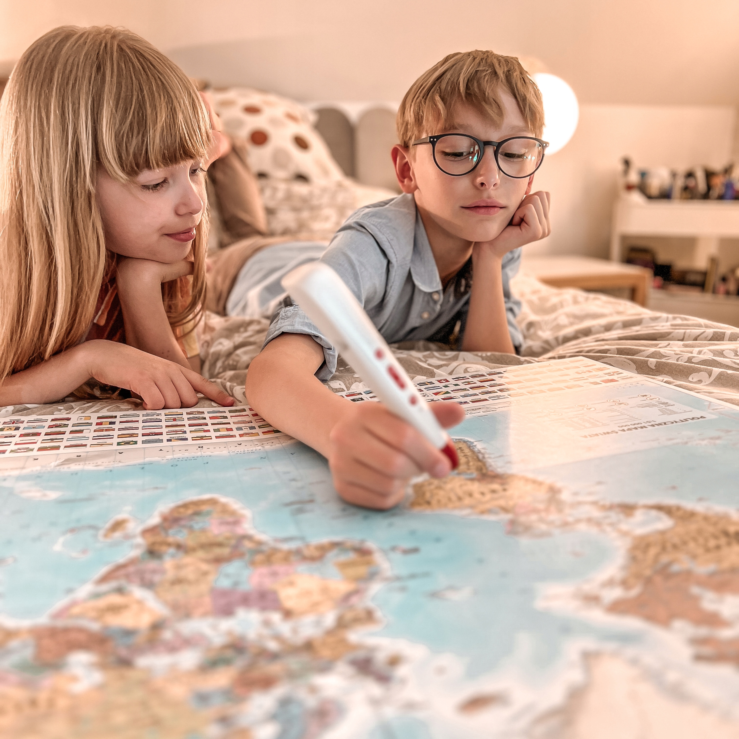 INTERAKTYWNA MAPA ŚWIATA Z PENEM / PIÓREM MUNDIMAP GRY EDUKACJA ARTGLOB Płeć Brak informacji