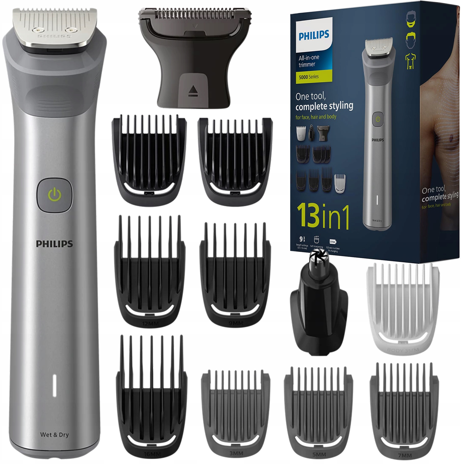 Golarka Trymer Maszynka Philips MG5930/65 Multigroom Series 5000 13w1