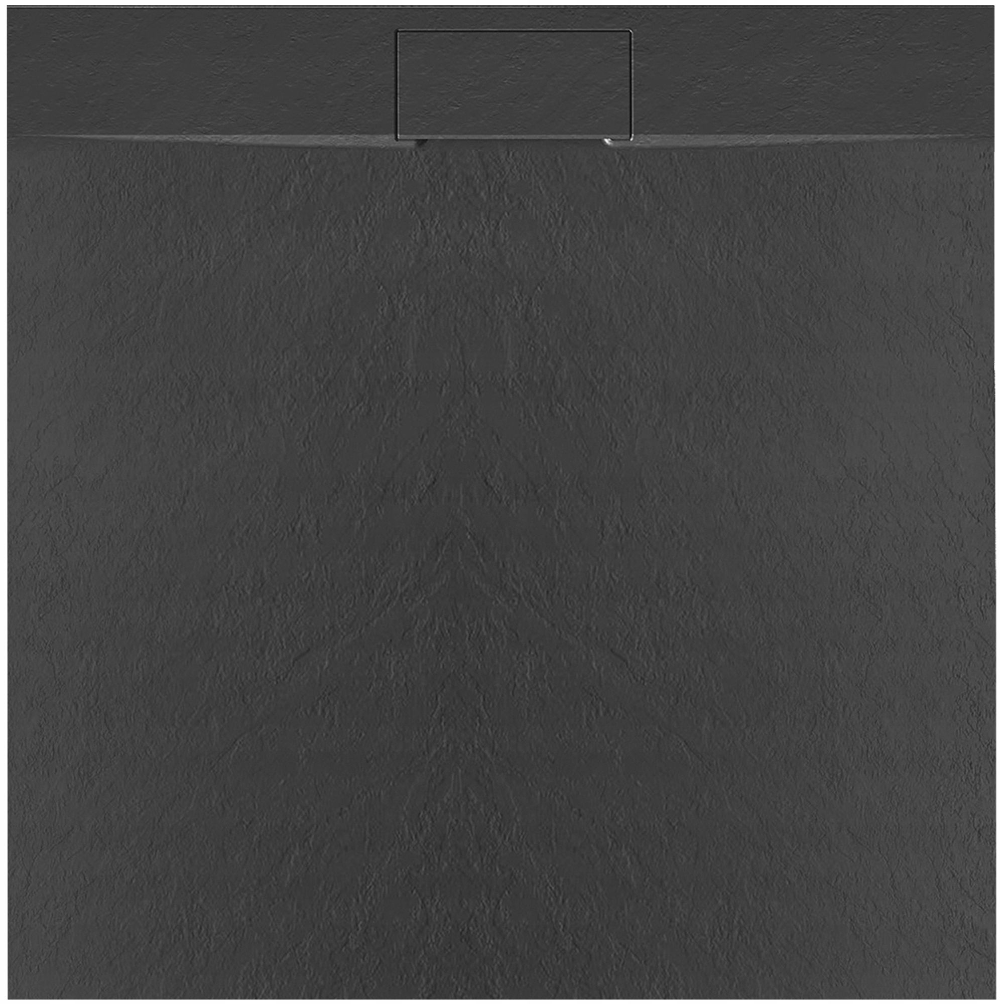 Brodzik Bazalt 90x90 czarny prysznicowy Slim 2,5 Rea