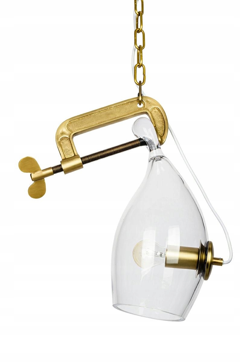 King Home VICE MD10961-1S.BRASS lampa wisząca 1x40W/E27 IP20