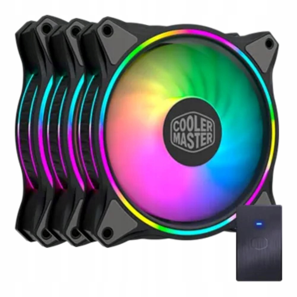 Cooler Master ventilátor MasterFan MF120 Halo 3in1, 3x120mm, Argb, …