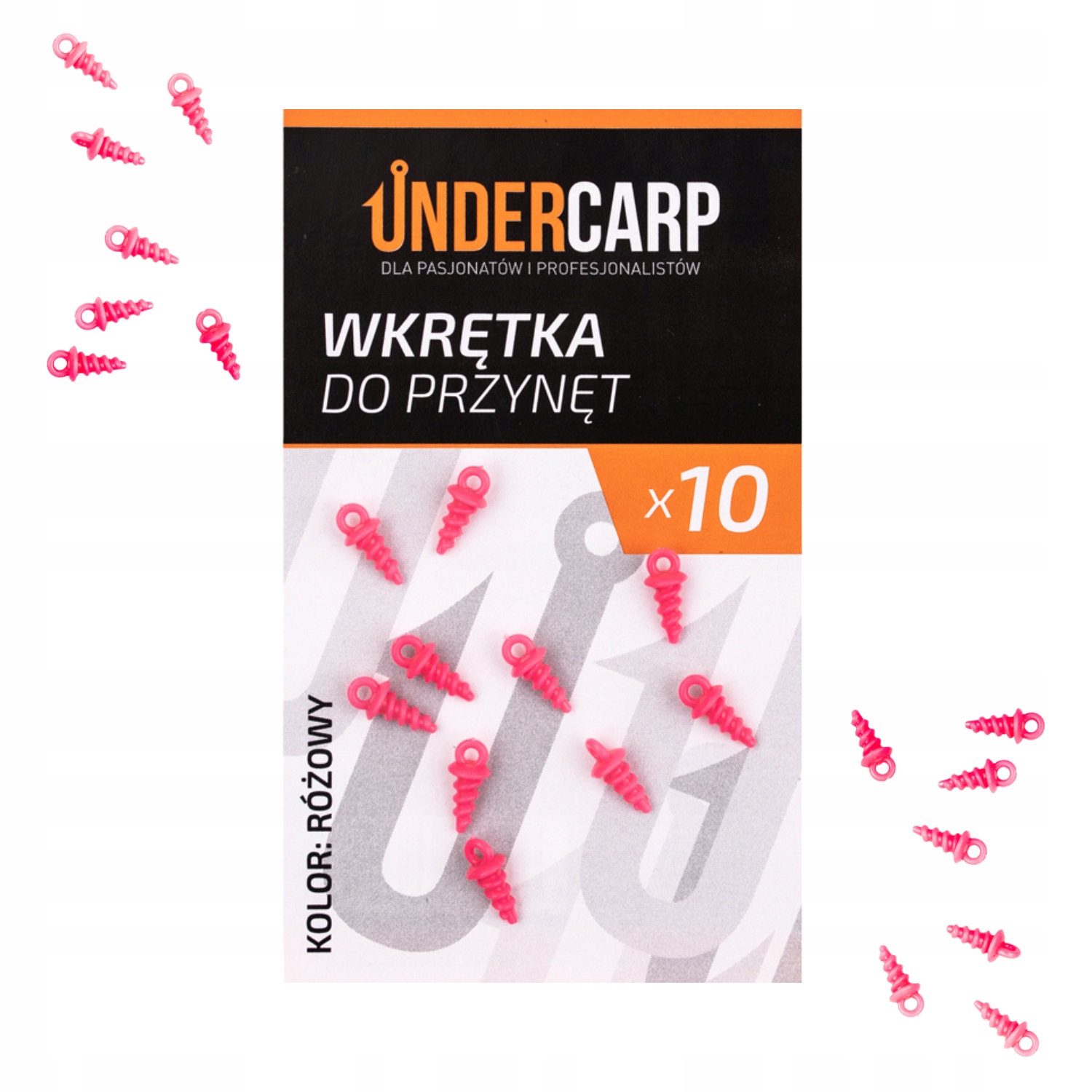 Wkrętka Do Przynęt Undercarp Różowa