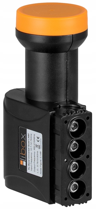 ZESTAW KONWERTER QUAD 4K MIERNIK SAT OSŁONA KABEL Typ quad (poczwórny)