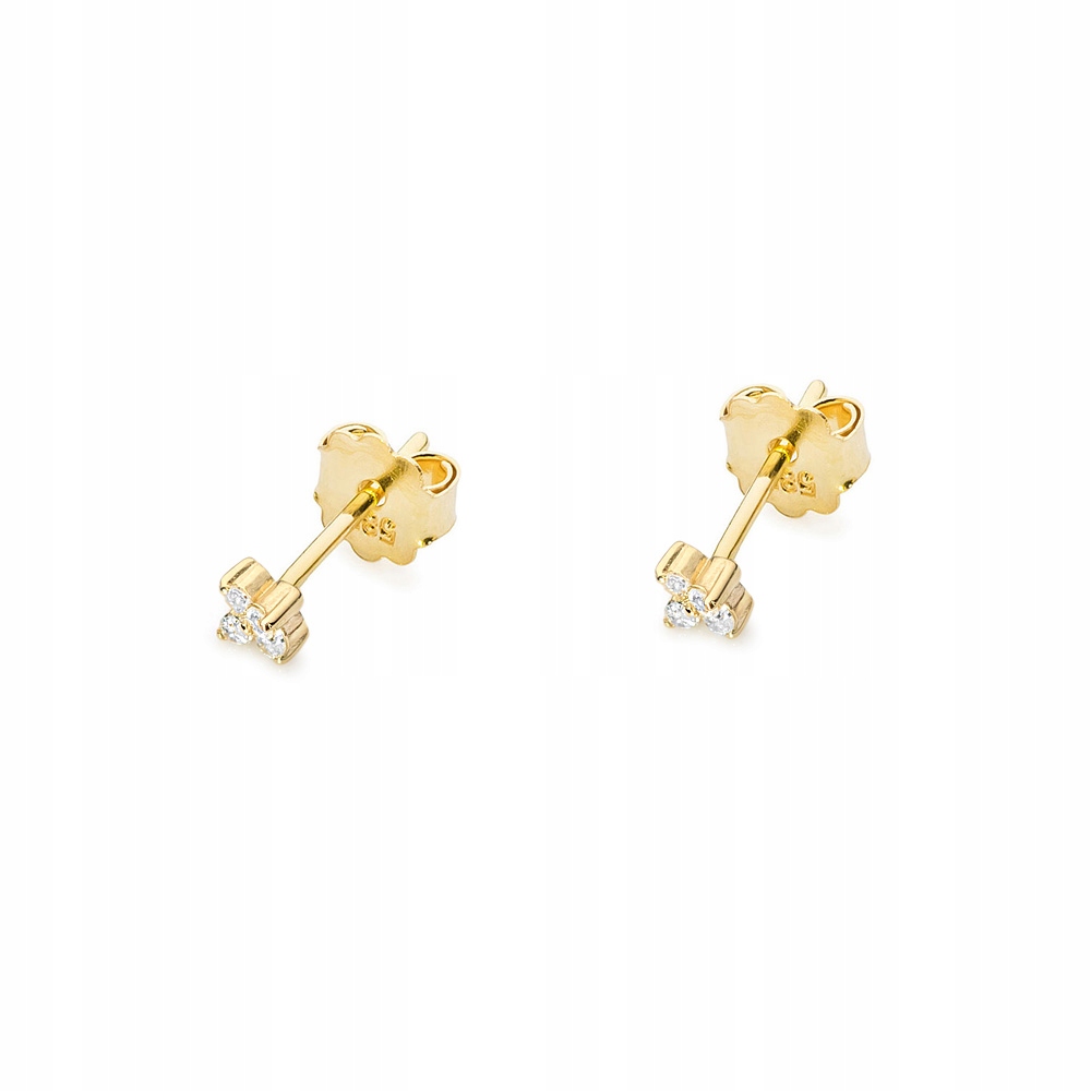 

Złote Kolczyki 585 Brylanty 0,09 ct - Klasyczne