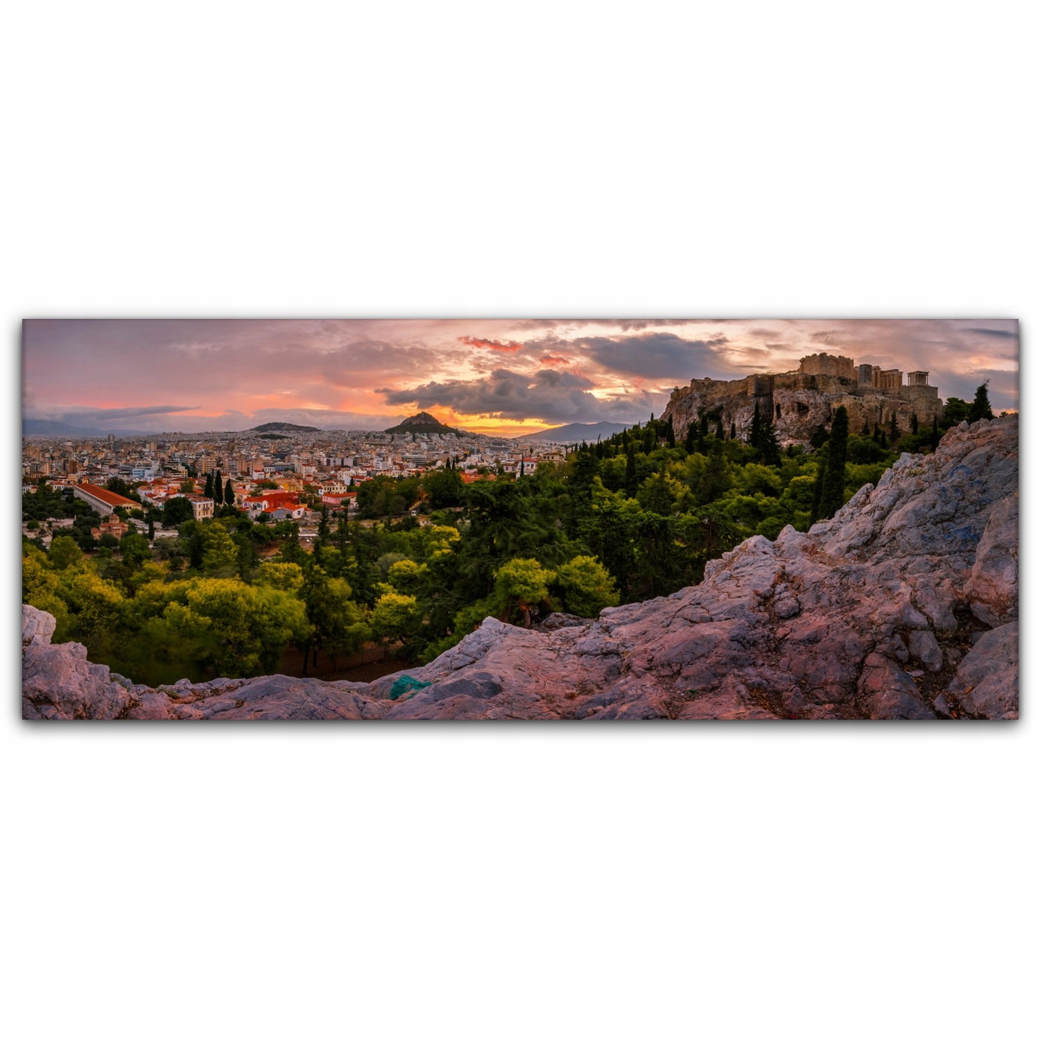 

foto-obraz na płótnie 125x50 Grecja Wschód Słońca