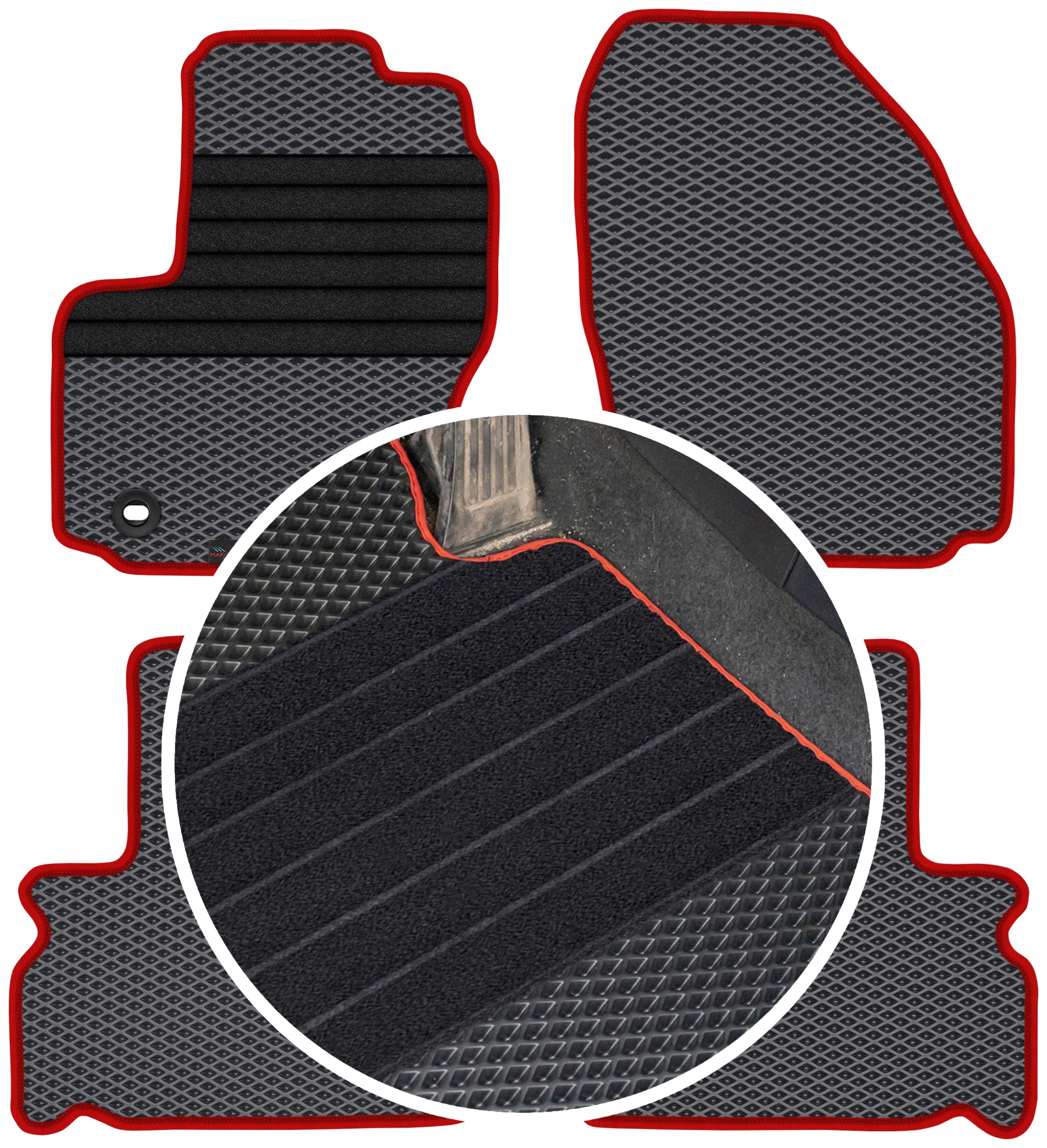 Ford Galaxy II 5os 2006-2010 Gumové rohože do auta Eva Eternity