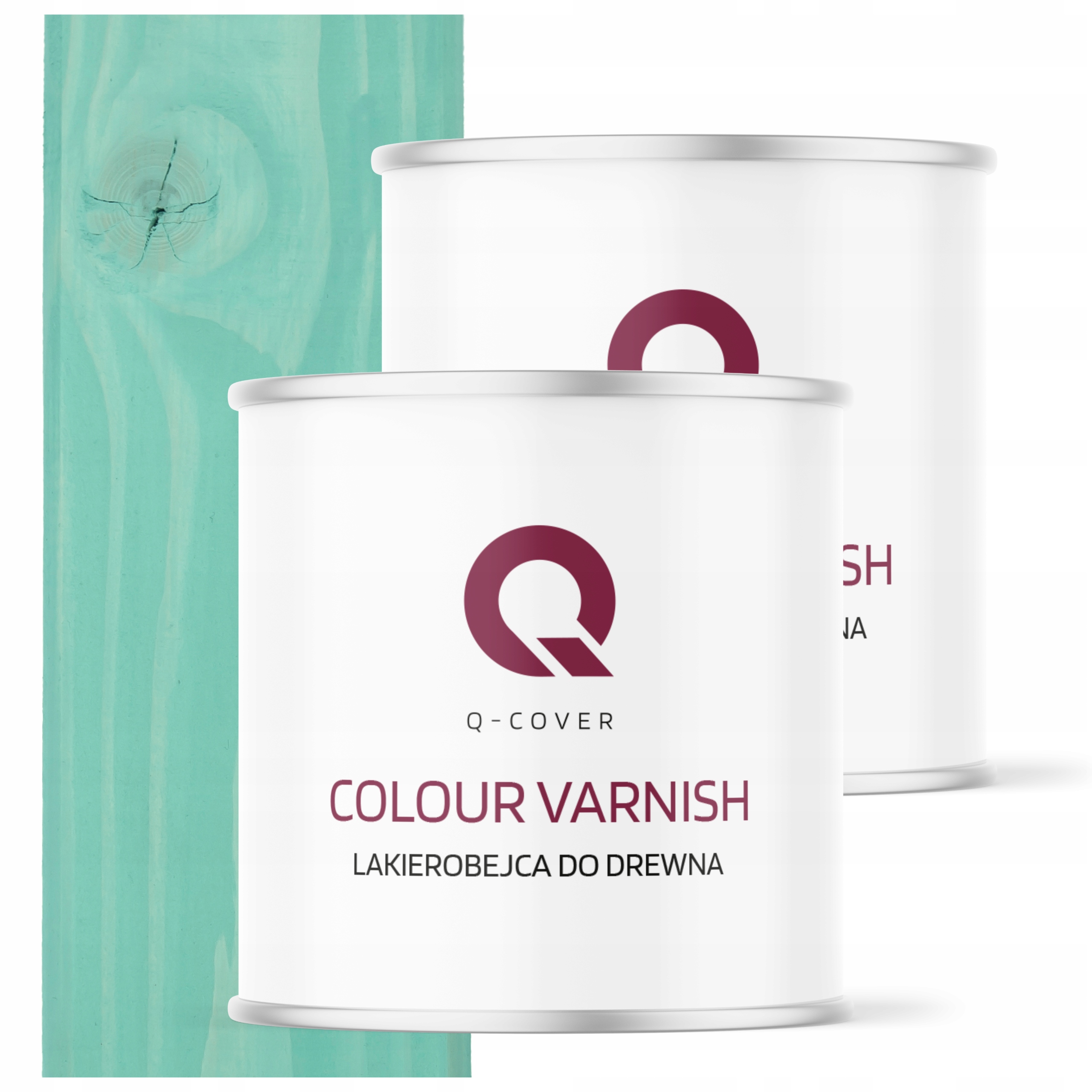 Lakierobejca na drevo záhradného nábytku Dekoratívna tyrkysová saténová farba 2,5L