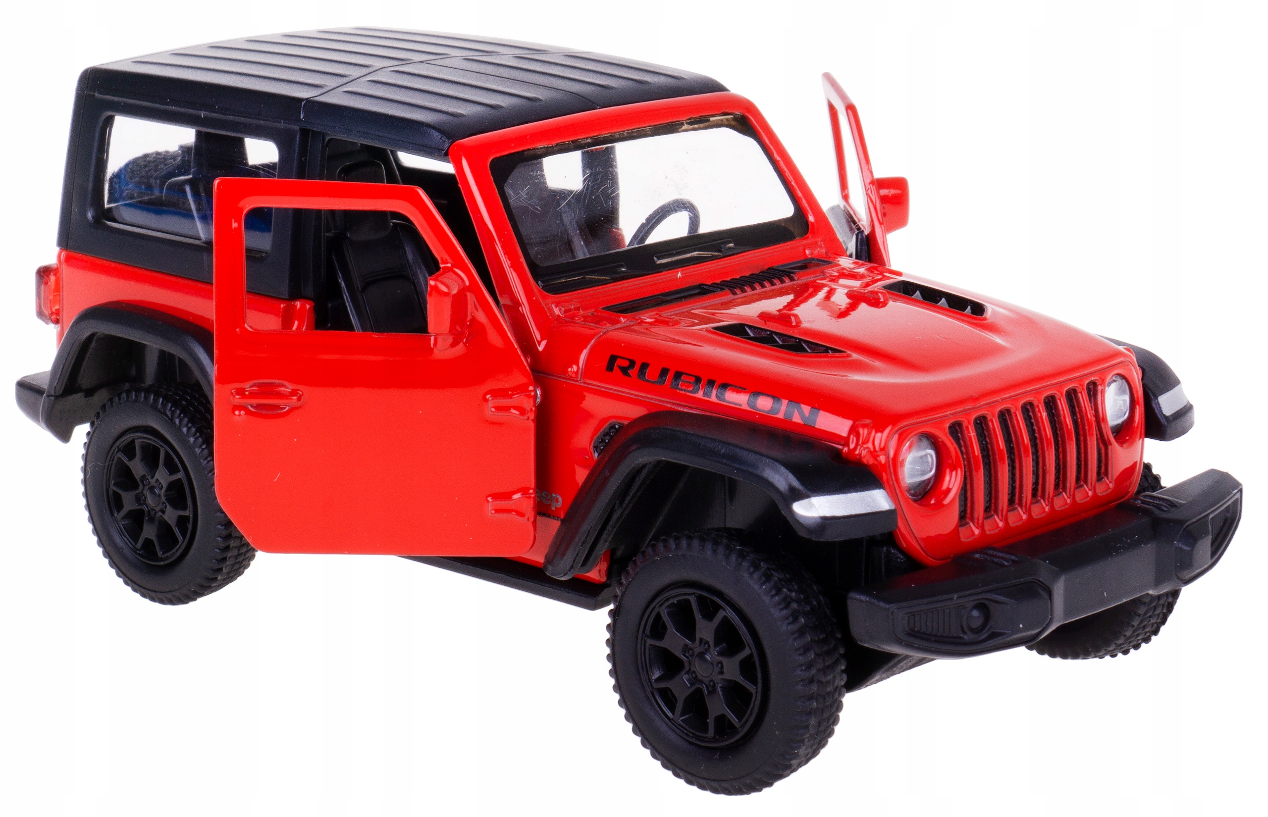 

Jeep Wrangler Rubicon 2DR 2021 Rmz 1:32/39 Czerwon