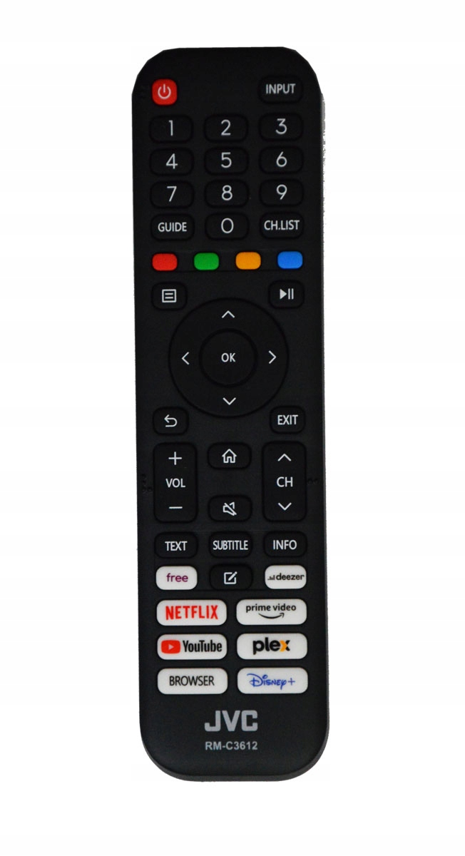 PILOT JVC RM-C3612 NETFLIX YouTube Disney ORYGINAŁ