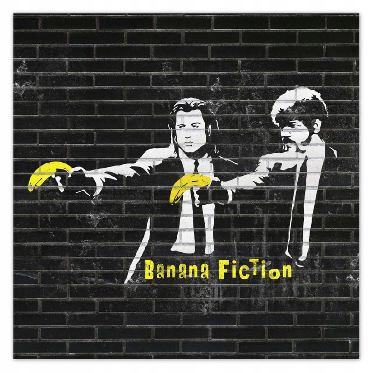 Plakáty 140x140 Banksy Banana Fiction