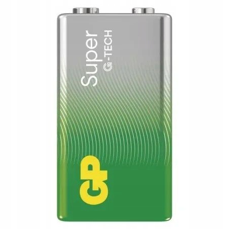 1x bateria alkaliczna GP SUPER G-Tech 6F22 9V
