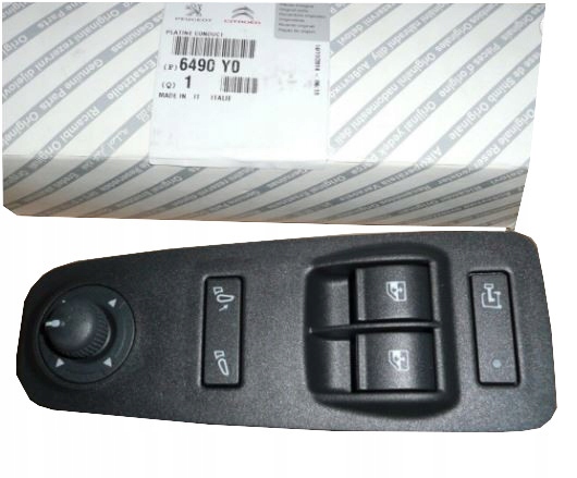 6490.Y0 6490.Y0 - КНОПКА ПОДЪЕМА OP.ВЕТРОВОЕ СТЕКЛО C JUMPER III 6490Y0