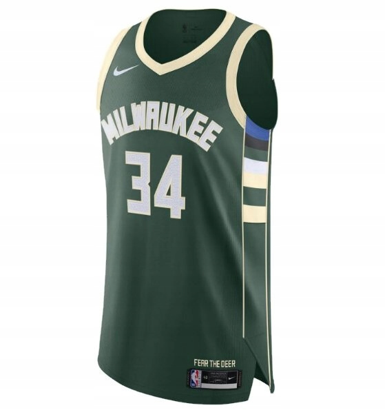 Koszulka Nike Authentic G. Antetokounmpo Milwaukee Bucks Icon Edition Roz S