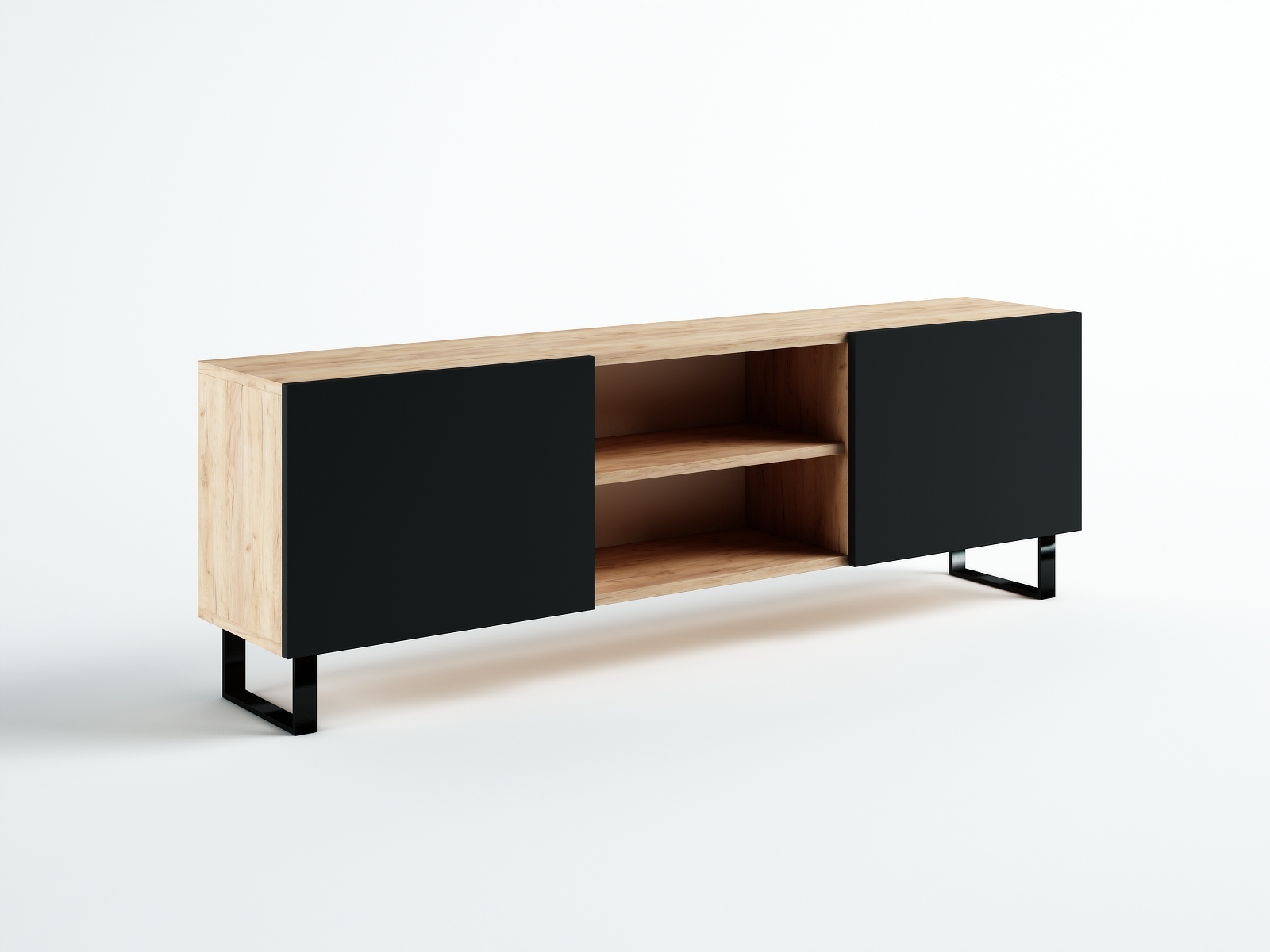 SZAFKA RTV 160 CRAFT ZŁOTY INDUSTRIAL LOFT WYSOKA Kod producenta LOFT 160W