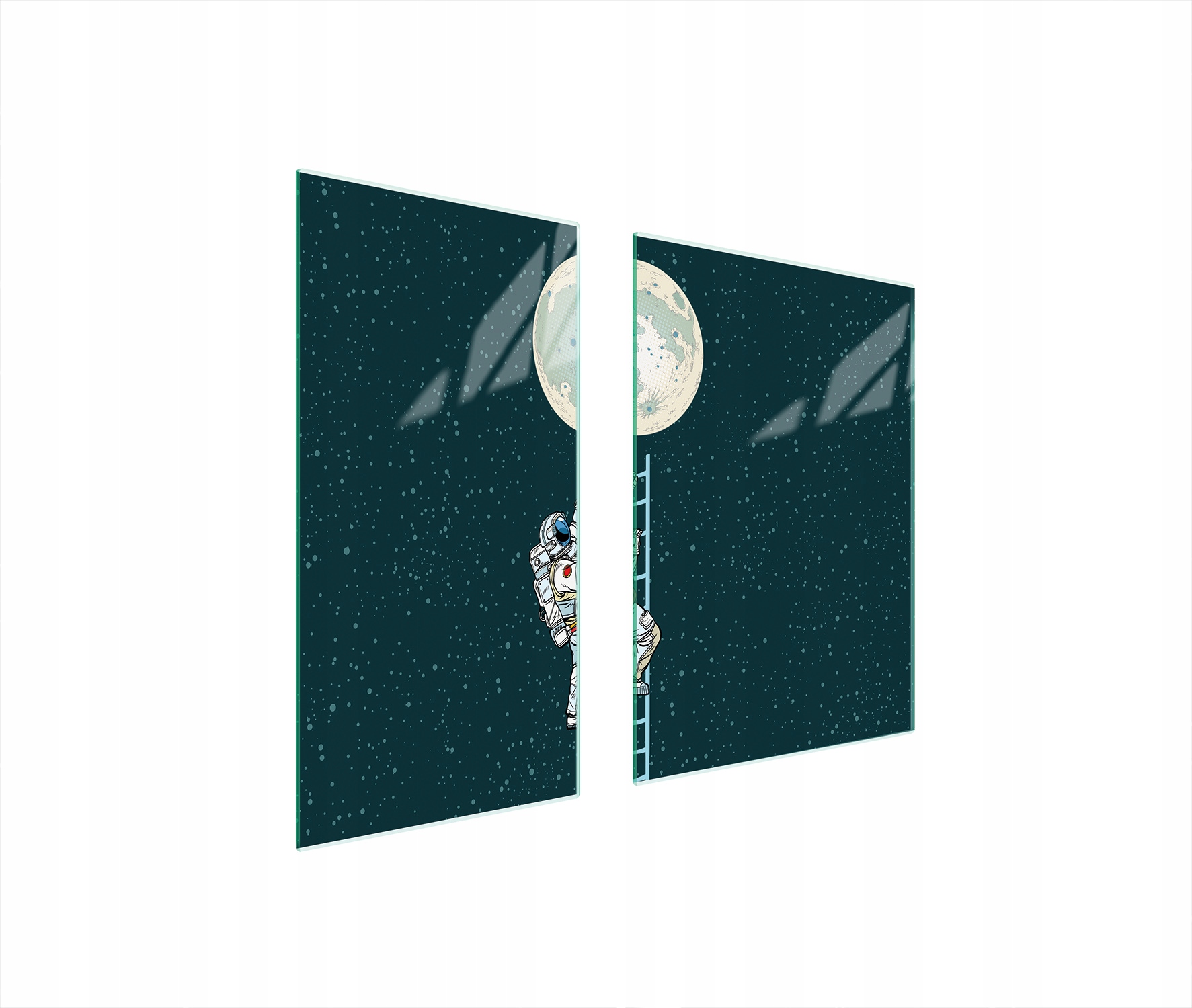 Skleněná Ochranná Deska 75x52 Měsíc Tvrzené Sklo