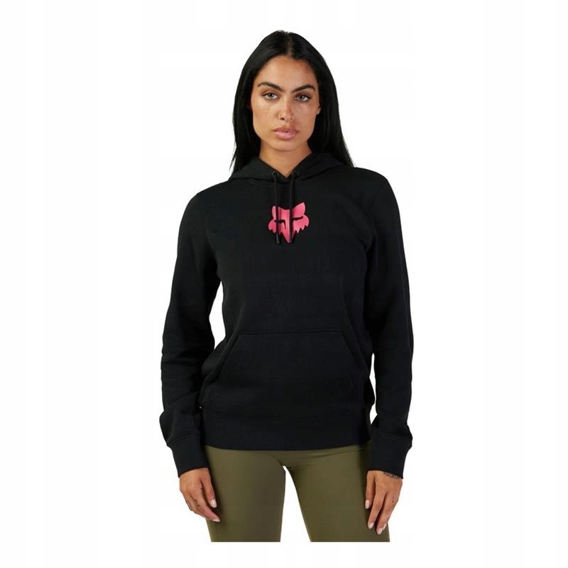 Dámska mikina Fox Lady Head Black/pink čierna ružová Darčeky