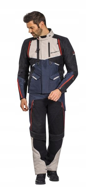 Kurtka motocyklowa IXON EDDAS szara XL Rozmiar XL