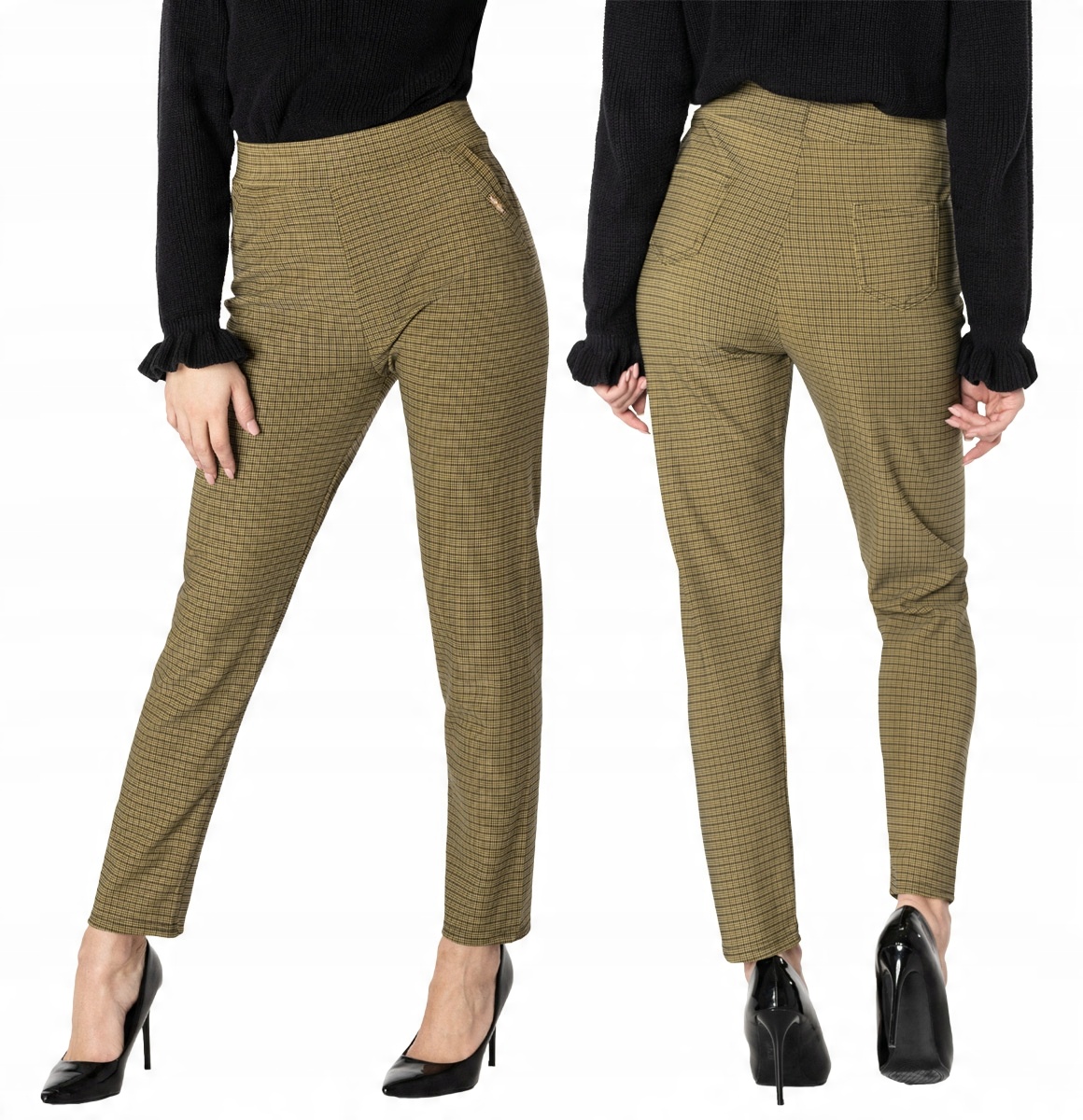 

Eleganckie Spodnie Cygaretki Damskie 202116-06 4XL