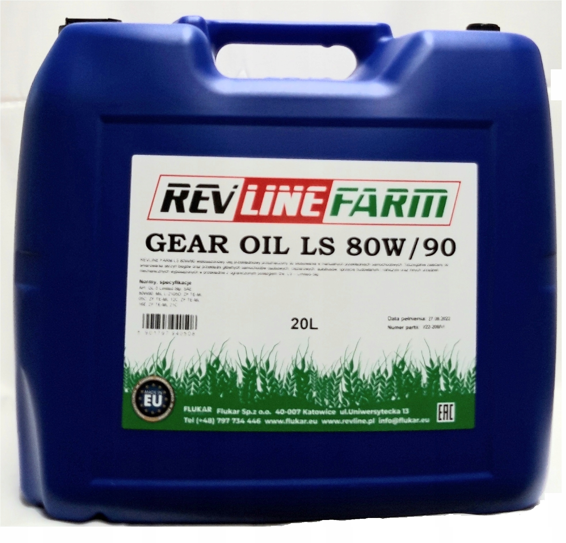 Revline Farm Gear Oil LS 80W90 op.20l