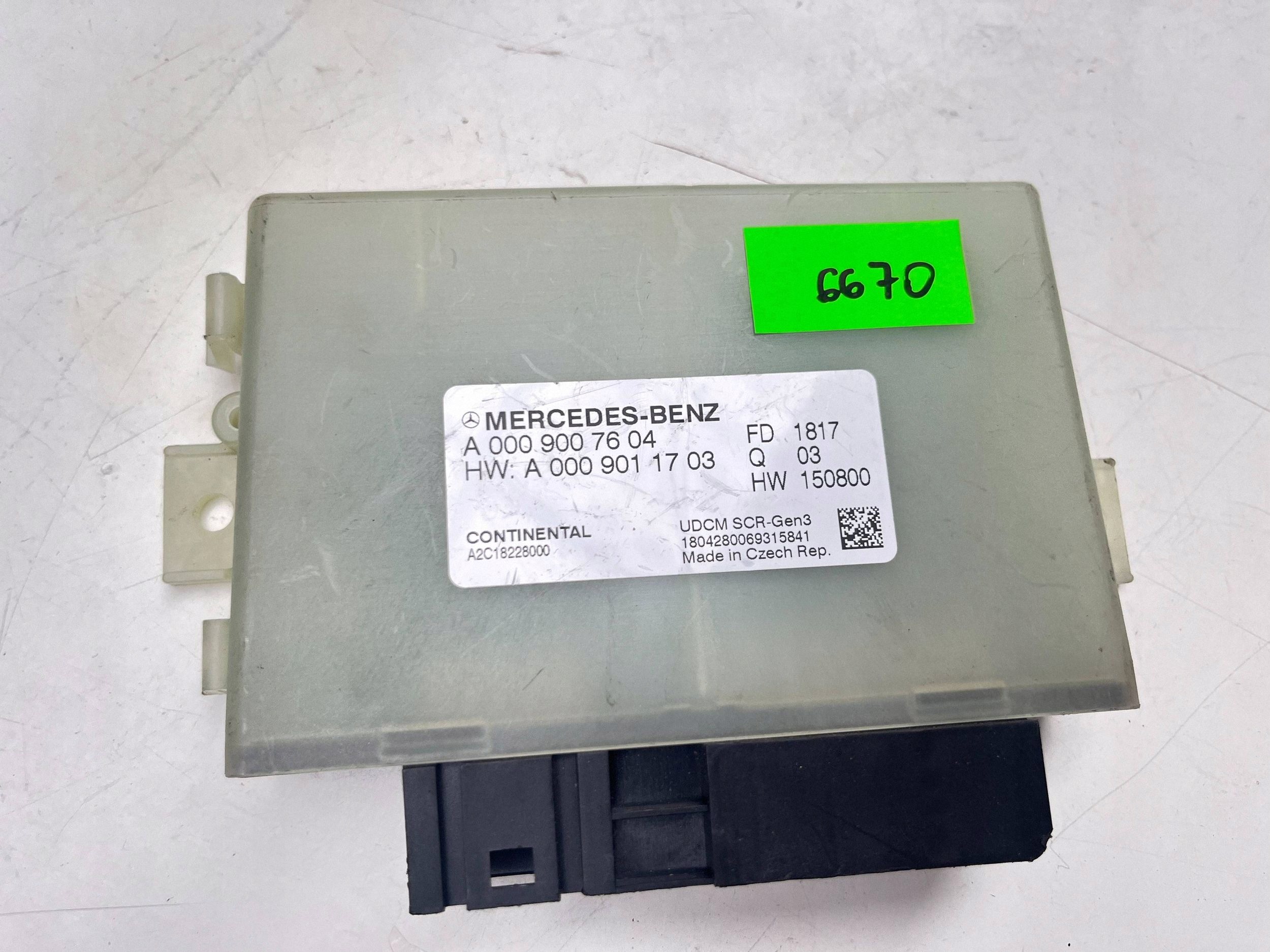 Module Gaz Original MERCEDES-BENZ SPRINTER W906 A0009007604