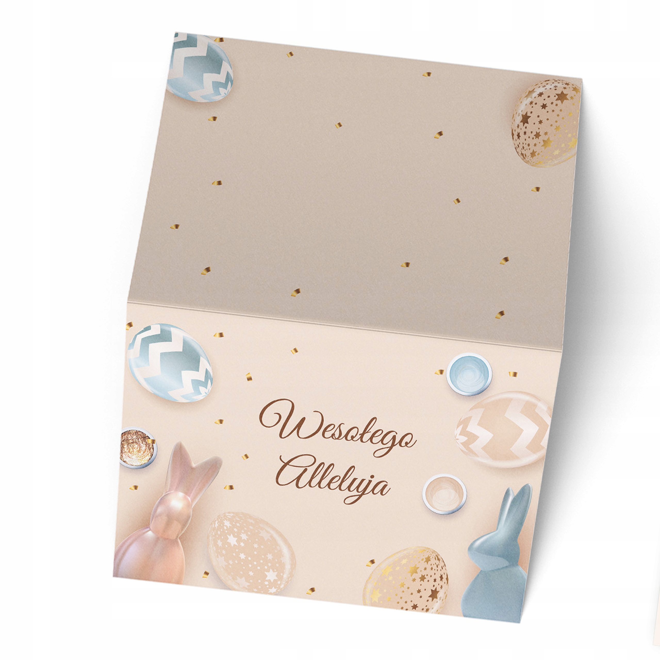 KARTKI Wielkanocne z logo + koperta NOWOŚĆ