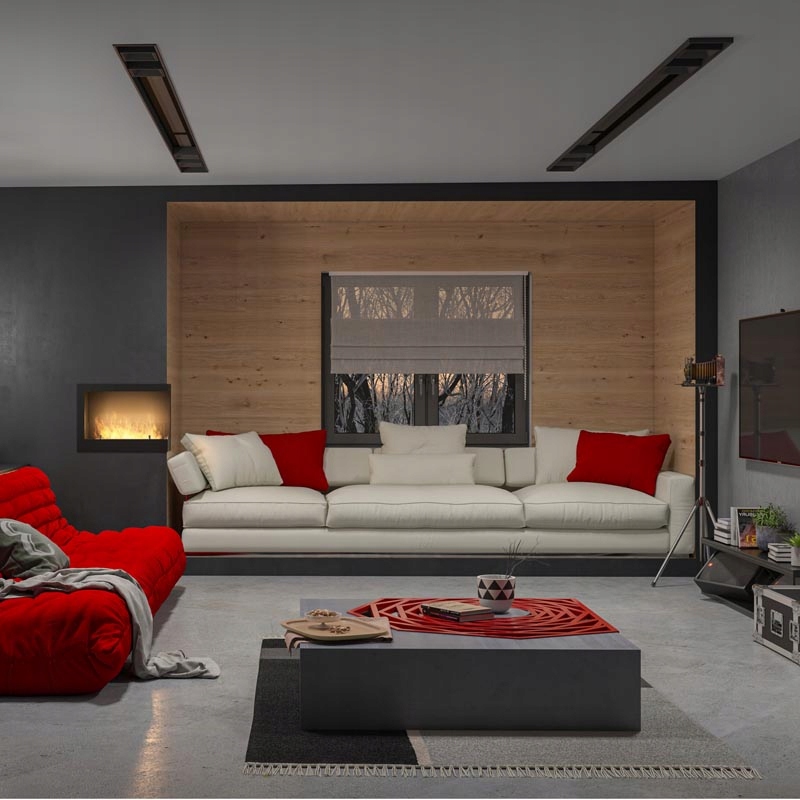 Biokominek do zabudowy narożny prawy 60cm Corner R 600 z Szybami Simplefire Waga produktu z opakowaniem jednostkowym 15 kg