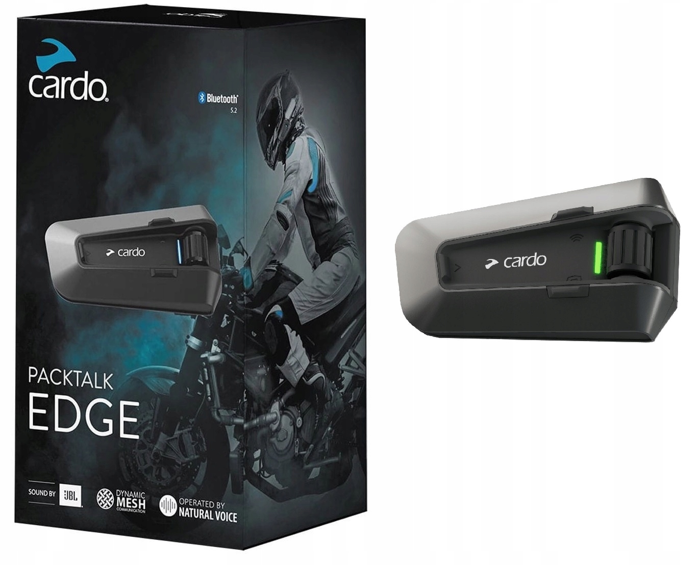 Motocyklový Interkom Do Prilby Cardo Packtalk Edge Mesh 2.0 Bluetooth 5.0