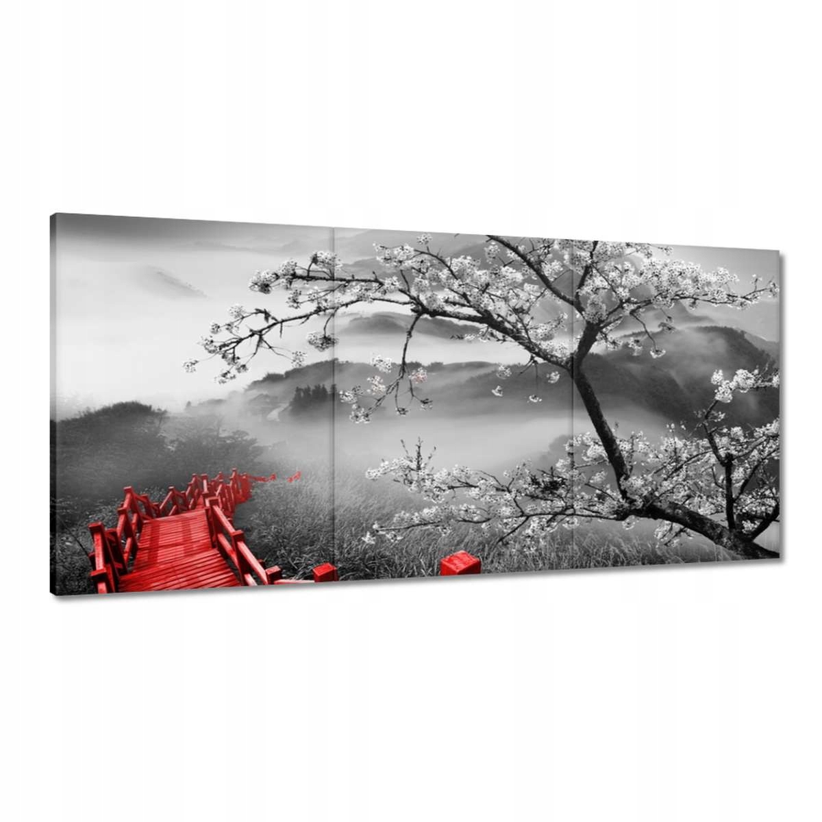 Obrazy 180x90 Kvitnúca čerešňa Japonsko