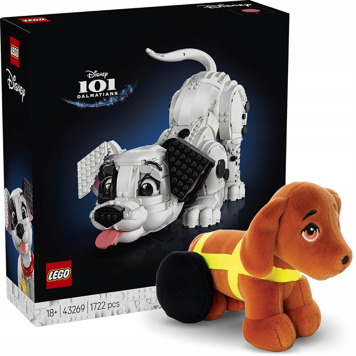 Lego Disney Classic 101 dalmatinů Štěňátko 43269 Plyšák Pejsek