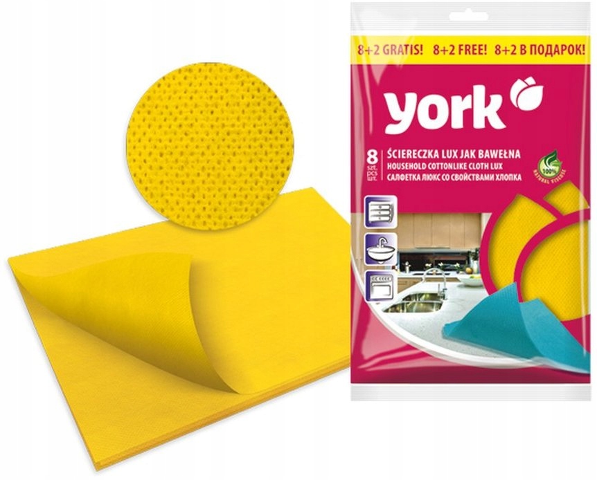 

Ściereczka Lux jak bawełna York wiskoza 10 sztuk
