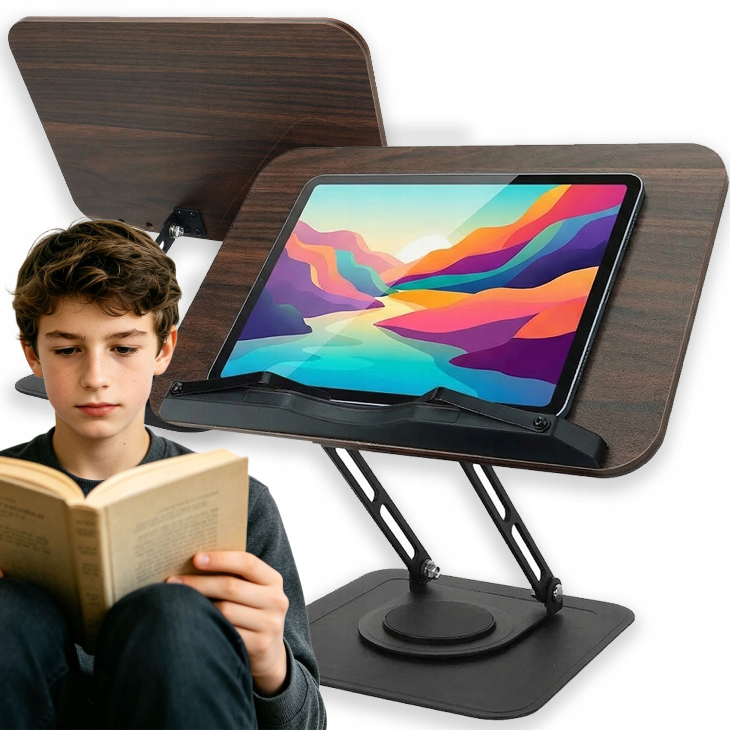 Stojan Podstavec Na Knihu Opěrka Pod Tablet Nastavitelná Pro Čtení