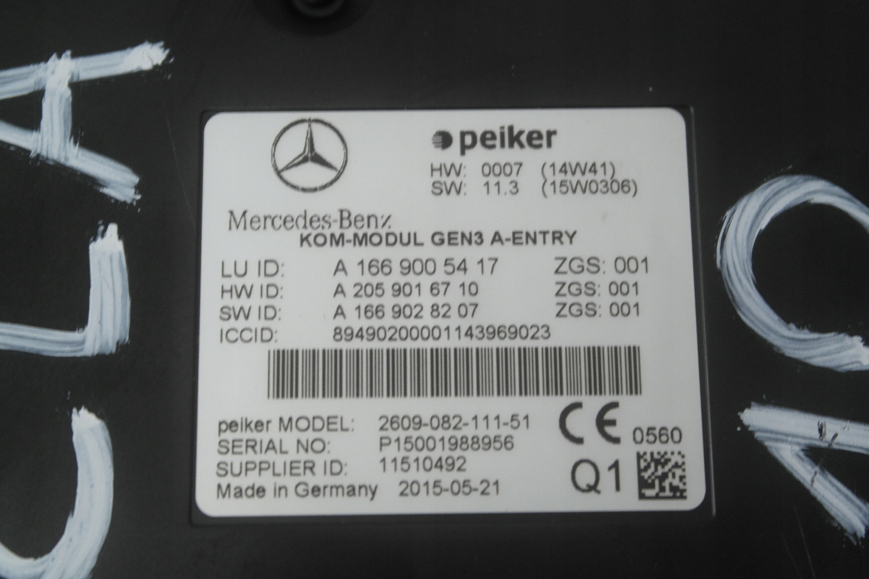 MERCEDES CLA W117 13-19 modulo TELEFONU A1669005417 OE