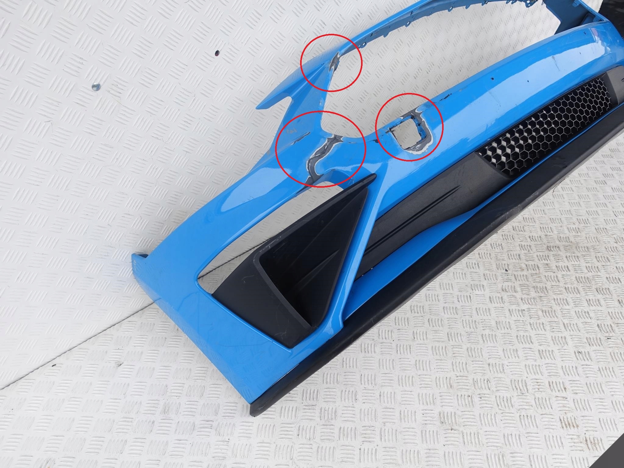 FORD MUSTANG VI 6 LIFT 17- bumper grid SPOILER
