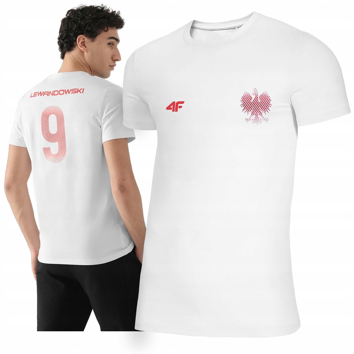 

Koszulka Kibica 4F Lewandowski Polska TSM950 XL