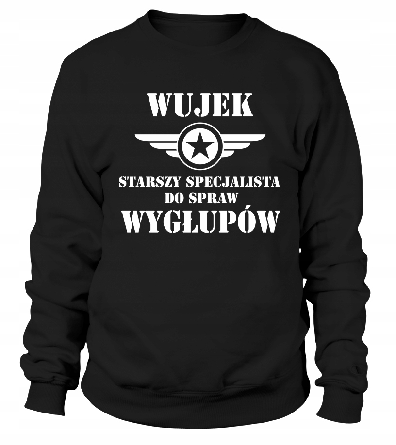 Pánská Mikina Strýc Specialista na blbosti 2XL Černá Pro něj Chlapa