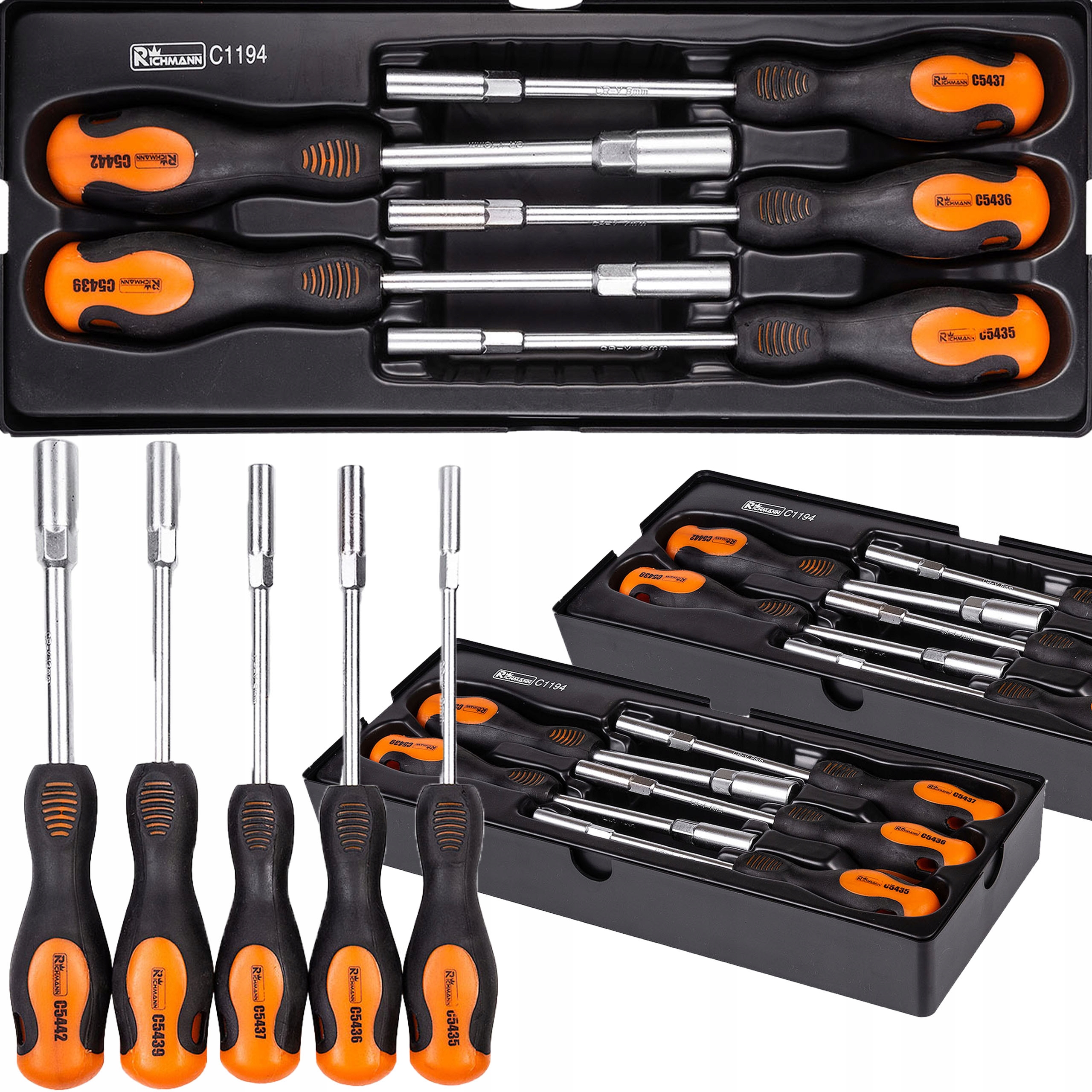 WKŁAD WKRĘTAKI NASADOWE C1194 CORONA 6-13MM 5 el.