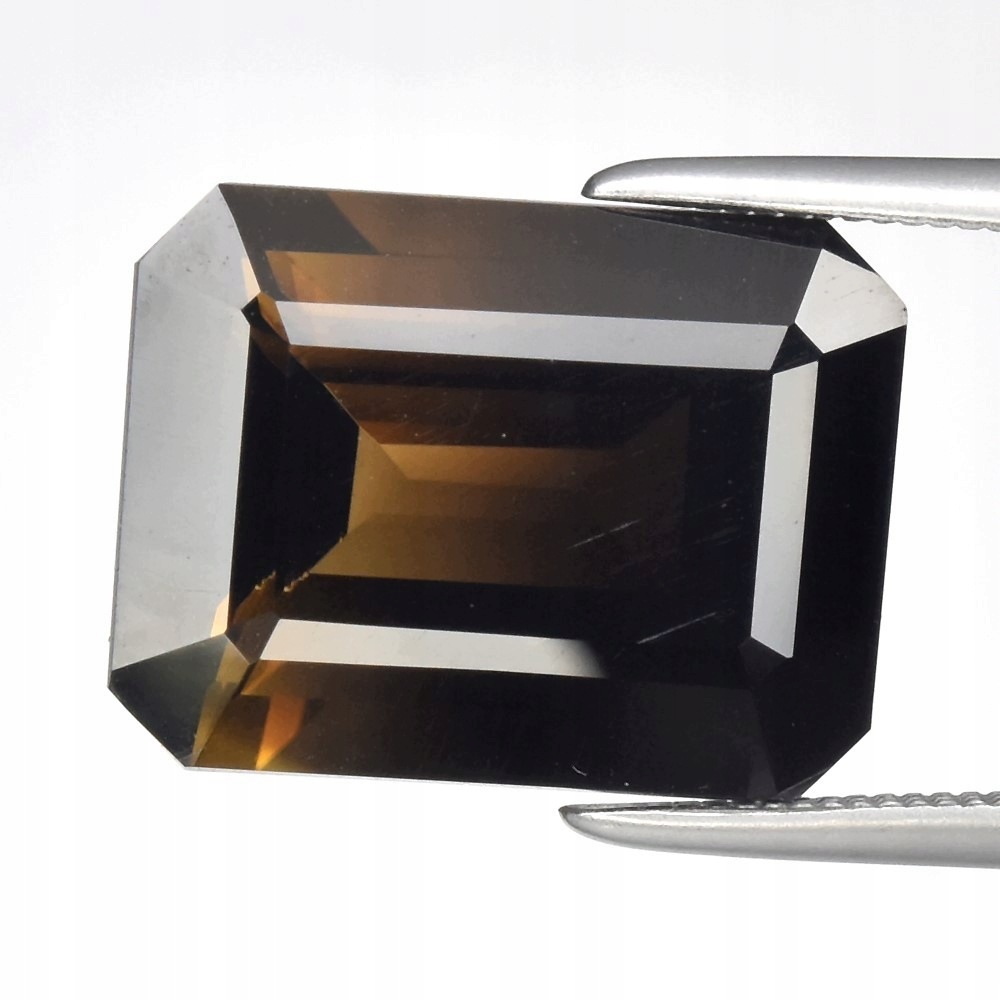 Přírodní kouřový křemen 6,56 ct Skvělý oktagon cca 13,5 x 10 video IKW1132