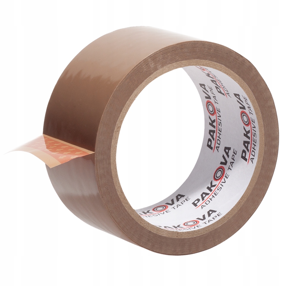 TAŚMA PAKOWA klejąca 48/66y BRĄZOWA PAKOVA