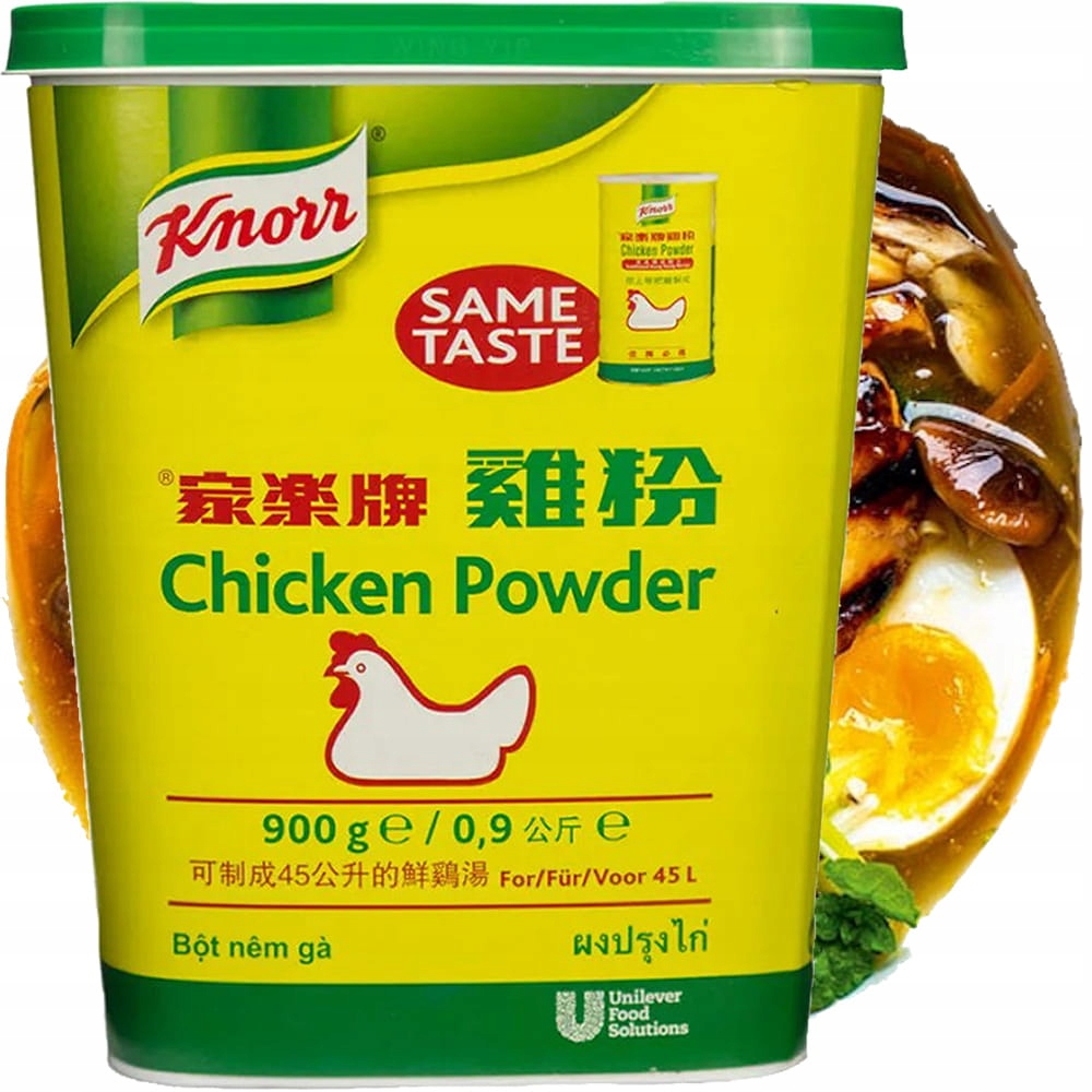 Kuřecí Bujón v prášku Na Polévku Silný Vývar Velká Plechovka 900g Knorr