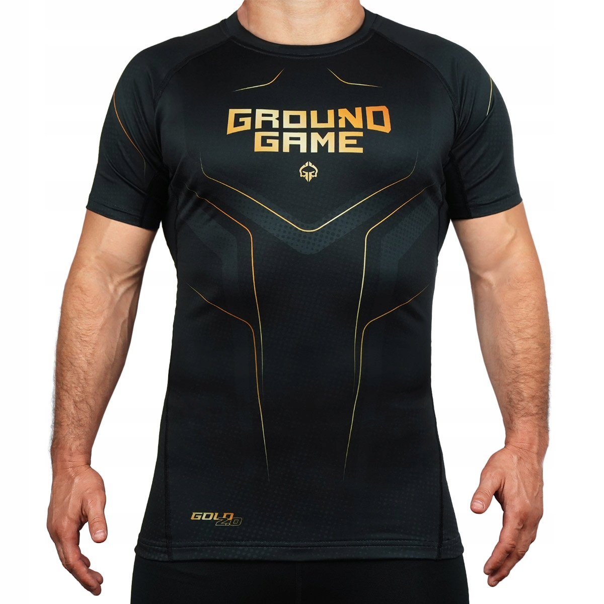 Rashguard Gold 2.0 krátký rukáv L Ground Game