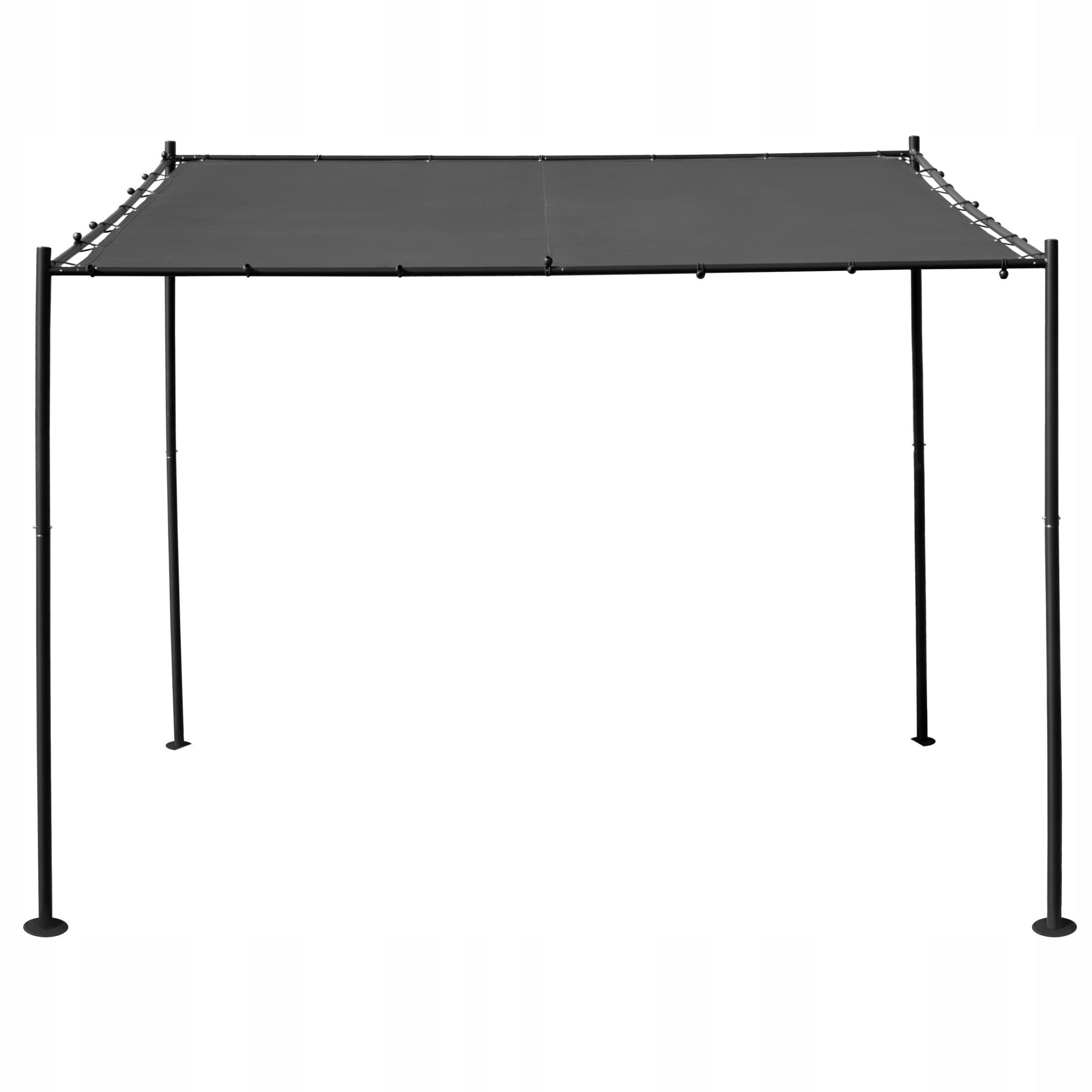 Záhradná pergola 2,5 x 2,5 m, oceľová, altánok, altánok do záhrady, terasová Daszek