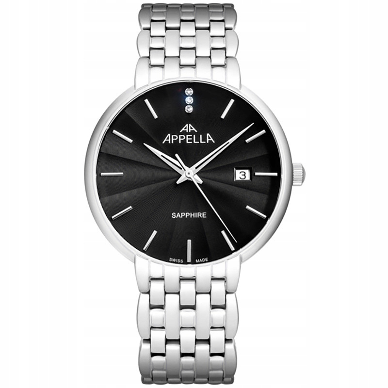 Zegarek Męski Appella L12000.5114DQ srebrny