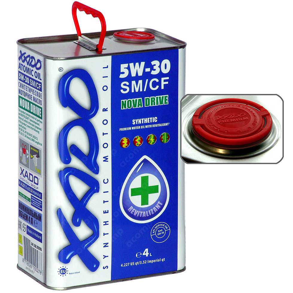 

Xado Atomic Oil +REVital 5w30 Sm/cf A3/B4/C3 4L