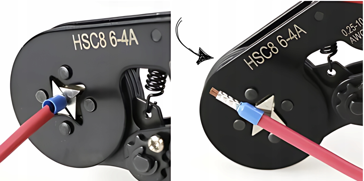 Zaciskarka Do Kabli Tulejek Muf Praska - Zestaw 1200 tulejek 0.25-10mm2 Model ED2149