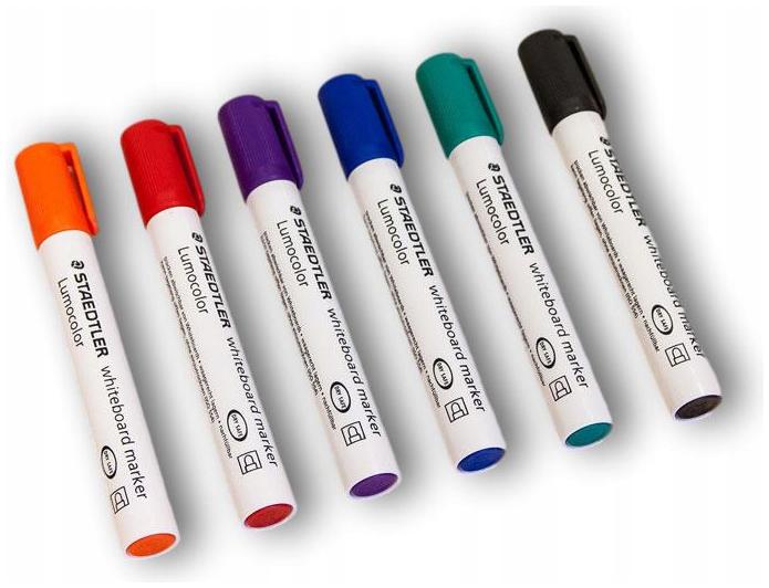 

Komplet 6 markerów ścieralnych Lumocolor Staedtler