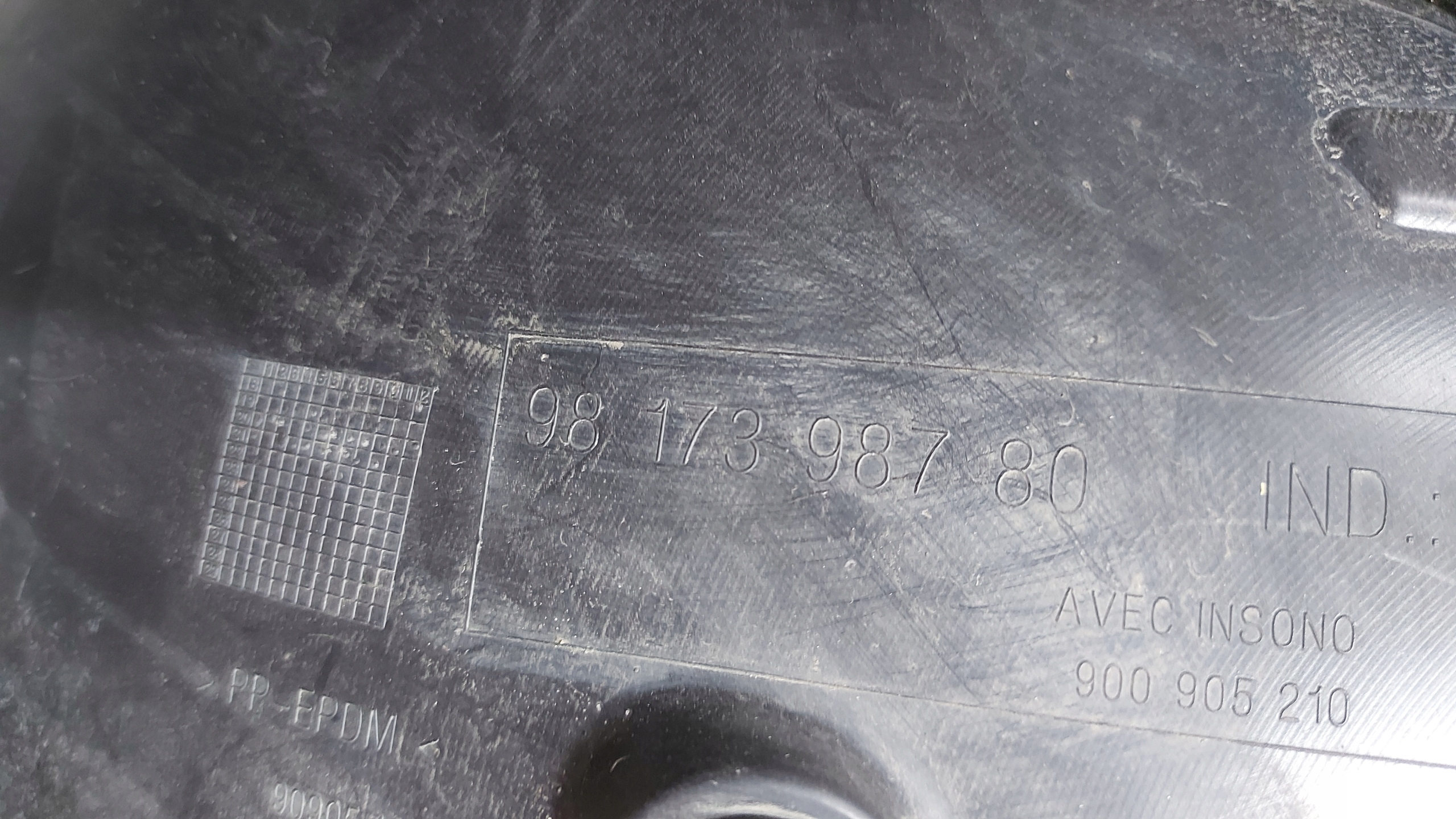 mudguard left front COMBO BERLINGO RIFTER PROACE CITY 18