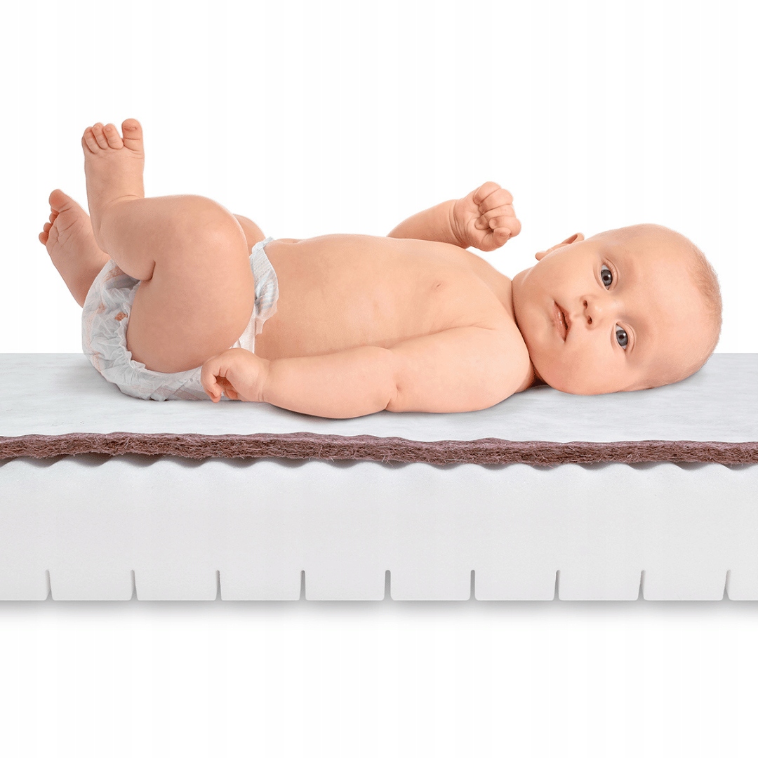 Materac do łóżeczka 120x60 PIANKA PREMIUM KOKOS Model Materac Manufaktura Materacy 120x60 twardy